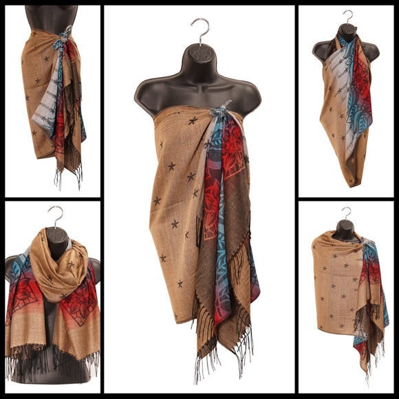 NEW Many Styles Pashmina, Wrap, Scarf - 3/$30 - Picture 4 of 10